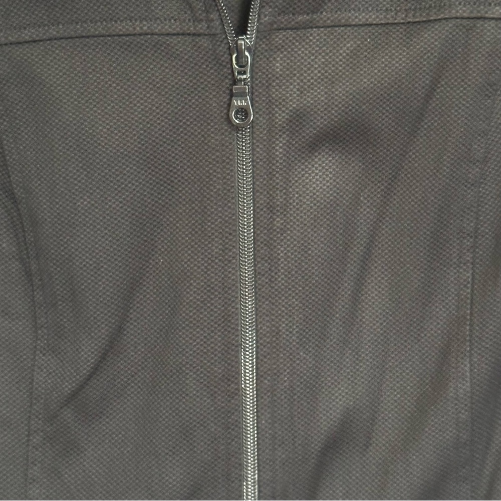 Women's Relativity Black Full Zip Jacket Size-Large Pockets Cotton/Spandex - Picture 5 of 12